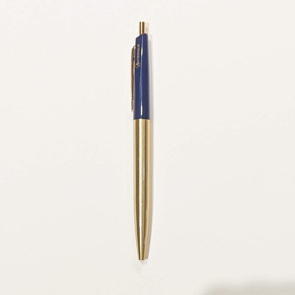 Anterique BP2 Brass 0.5mm Ballpoint Pen Navy Blue