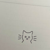 Delfonics Rollbahn Cats Stencil Bookmark