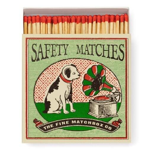 Archivist Dog & Gramaphone Box of Matches