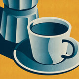 Buongiorno 'good morning' Coffee A3 Art Print