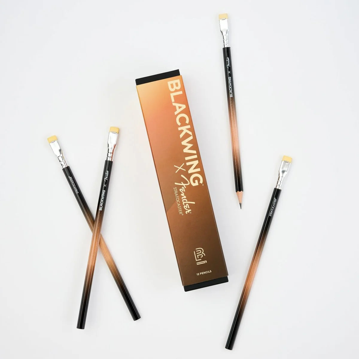 Blackwing X Fender Limited Edition Box of 12 Pencils