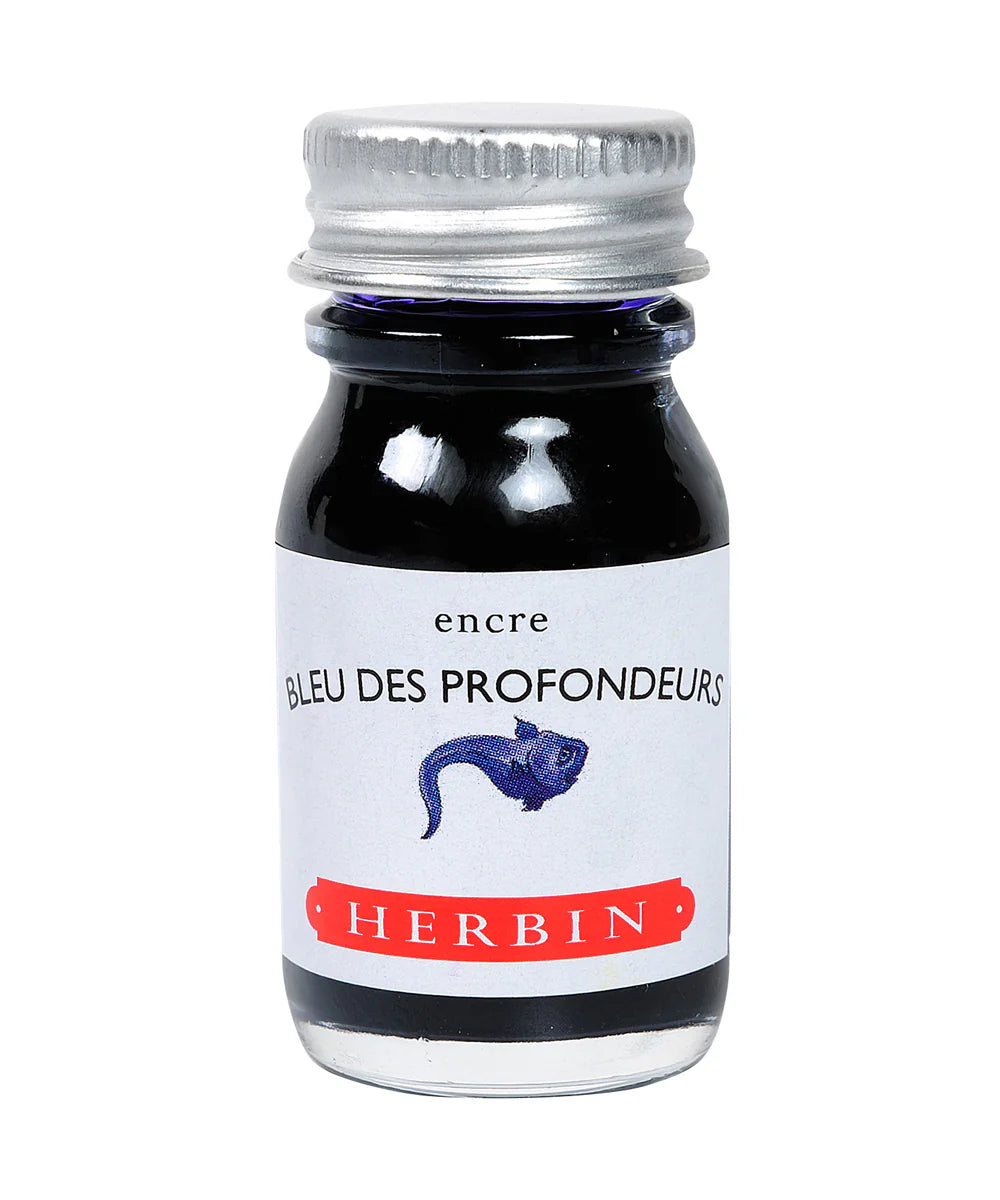 J Herbin Fountain Pen Ink 10ml Bottles