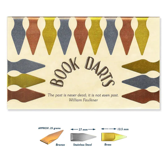 Book Darts Page Markers Mixed Set of 15