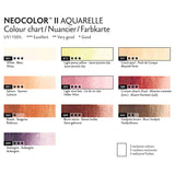 Caran d'Ache Neocolor II Aquarelle Wax Pastels Tin Set of 10  - 50 Years Special Edition - Portrait Set