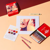 Caran d'Ache Neocolor II Aquarelle Wax Pastels Tin Set of 10  - 50 Years Special Edition - Portrait Set
