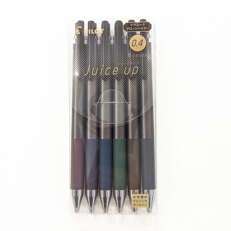 Pilot Juice Up 0.4mm Gel Pen Pack of 6 Glossy Colours