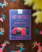 East End Press Christmas Bright Reindeer Garland