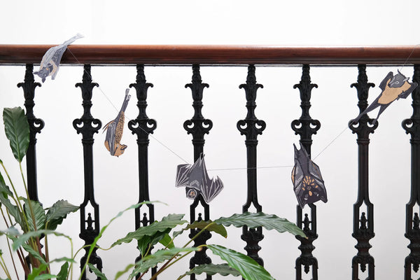 East End Press Bats Sewn Garland