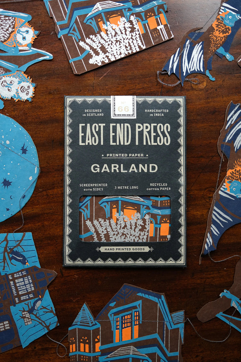 East End Press Haunted House Sewn Garland