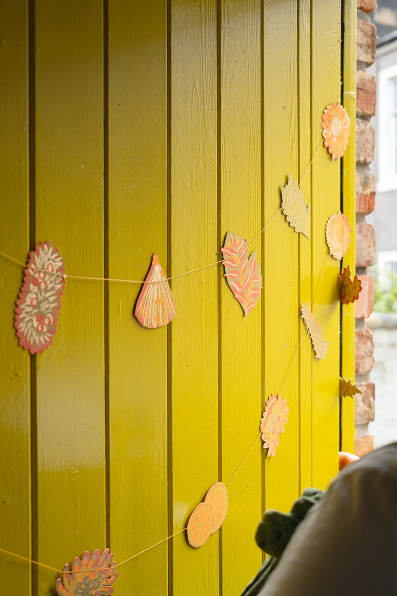 East End Press Autumn Blooms Sewn Garland