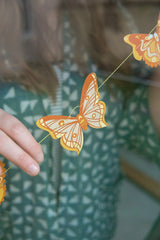 East End Press British Butterfly Sewn Garland