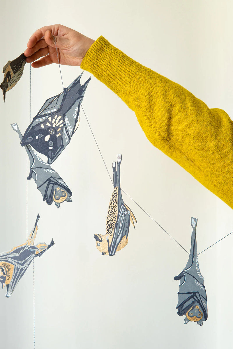 East End Press Bats Sewn Garland