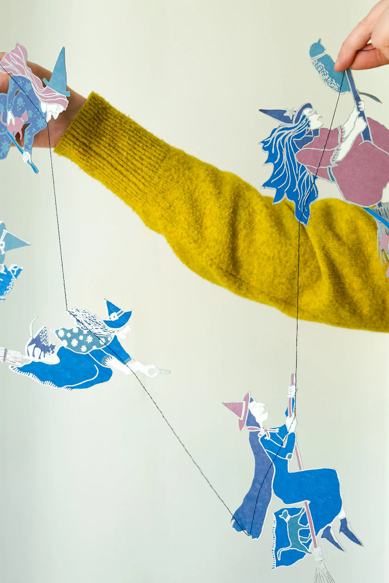 East End Press Wicked Witches Sewn Garland