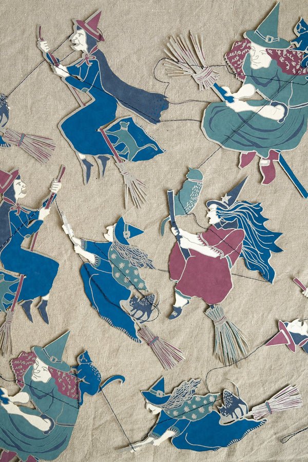 East End Press Wicked Witches Sewn Garland