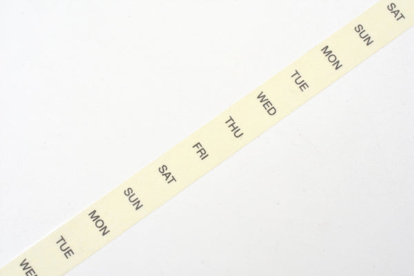 Delfonics Rollbahn Masking Tape - Diary - Days