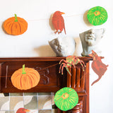East End Press Pumpkin Sewn Garland