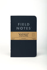 Field Notes Pitch Black Large Notebooks - 2 Pack