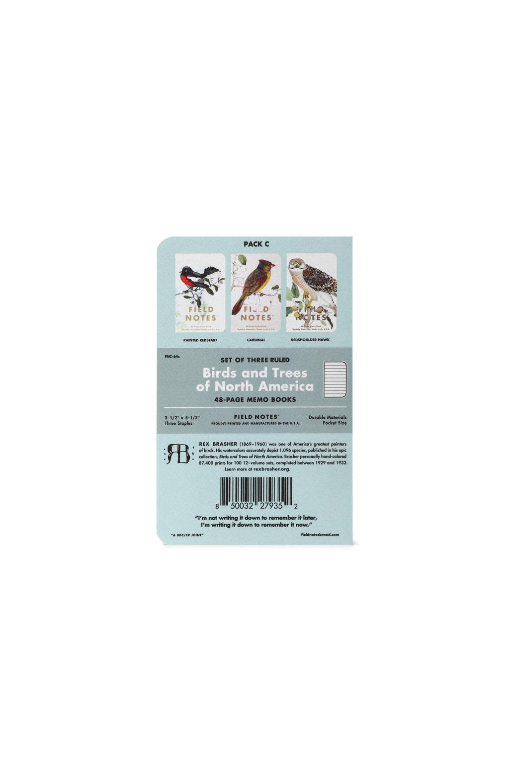 Bird Notebook Packs Field Notes Birds & Trees of North America Pocket Notebooks - 3 Pack, £ ...