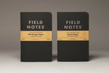Field Notes Pitch Black Pocket Notebooks - 3 Pack