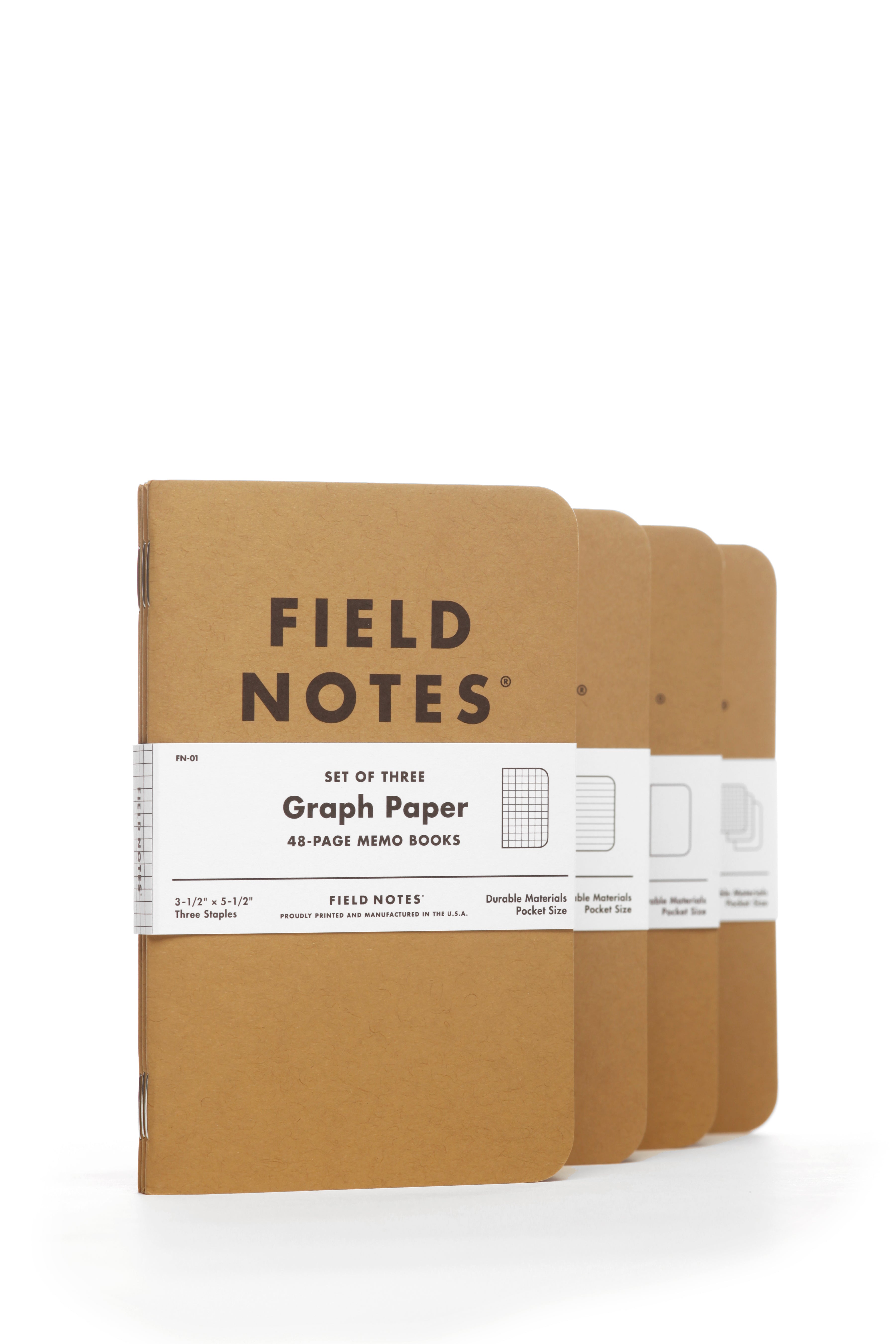 Field Notes Original Kraft Notebooks - 3 Pack, £13.95