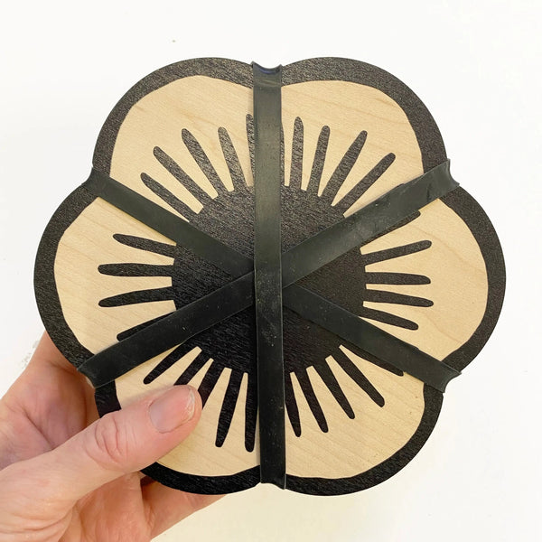 Studio Wald Flower Shape Silhouette Flower Press