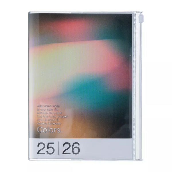 Mark's 2025/26 Colour Gradient A5 Mid Year Academic Diary