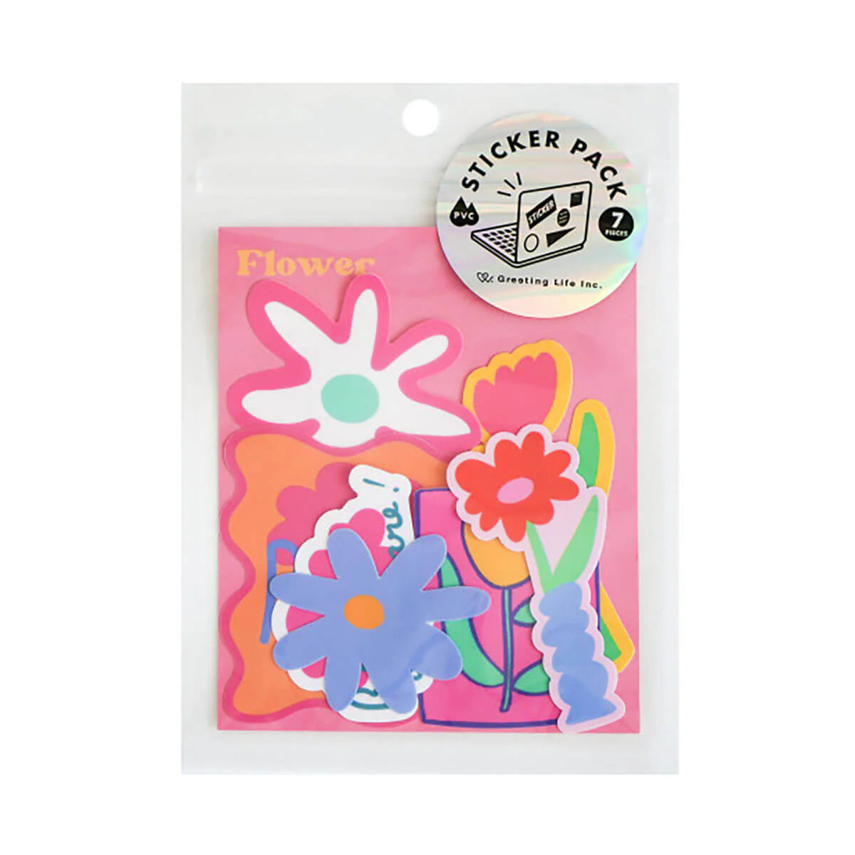 Greeting Life Sticker Pack - Flower