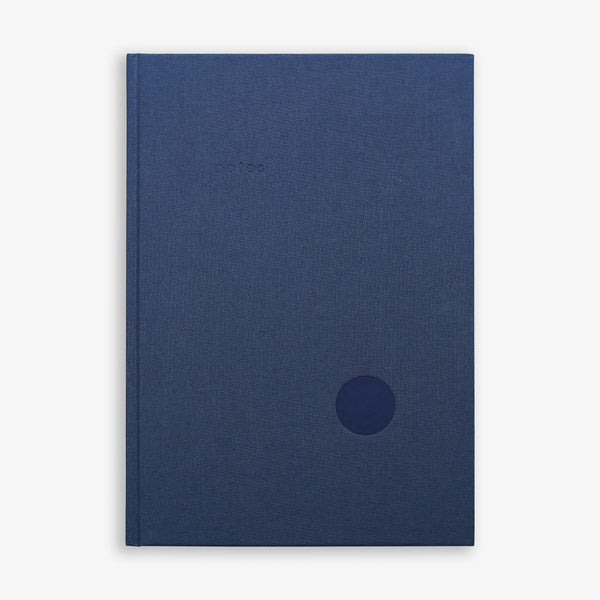 Kartotek Harcover A4 Clothbound Notebook Ruled Blue