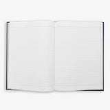 Kartotek Harcover A4 Clothbound Notebook Ruled Blue