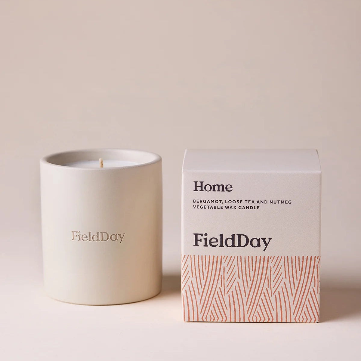 FieldDay Classic Stoneware Candle - Home - Bergamot, Loose Tea and Nutmeg