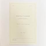 Kartotek Undated Monthly Planner B5