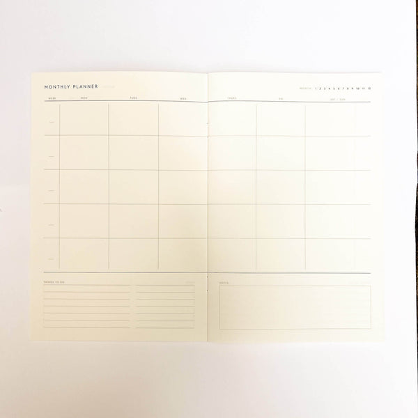 Kartotek Undated Monthly Planner B5