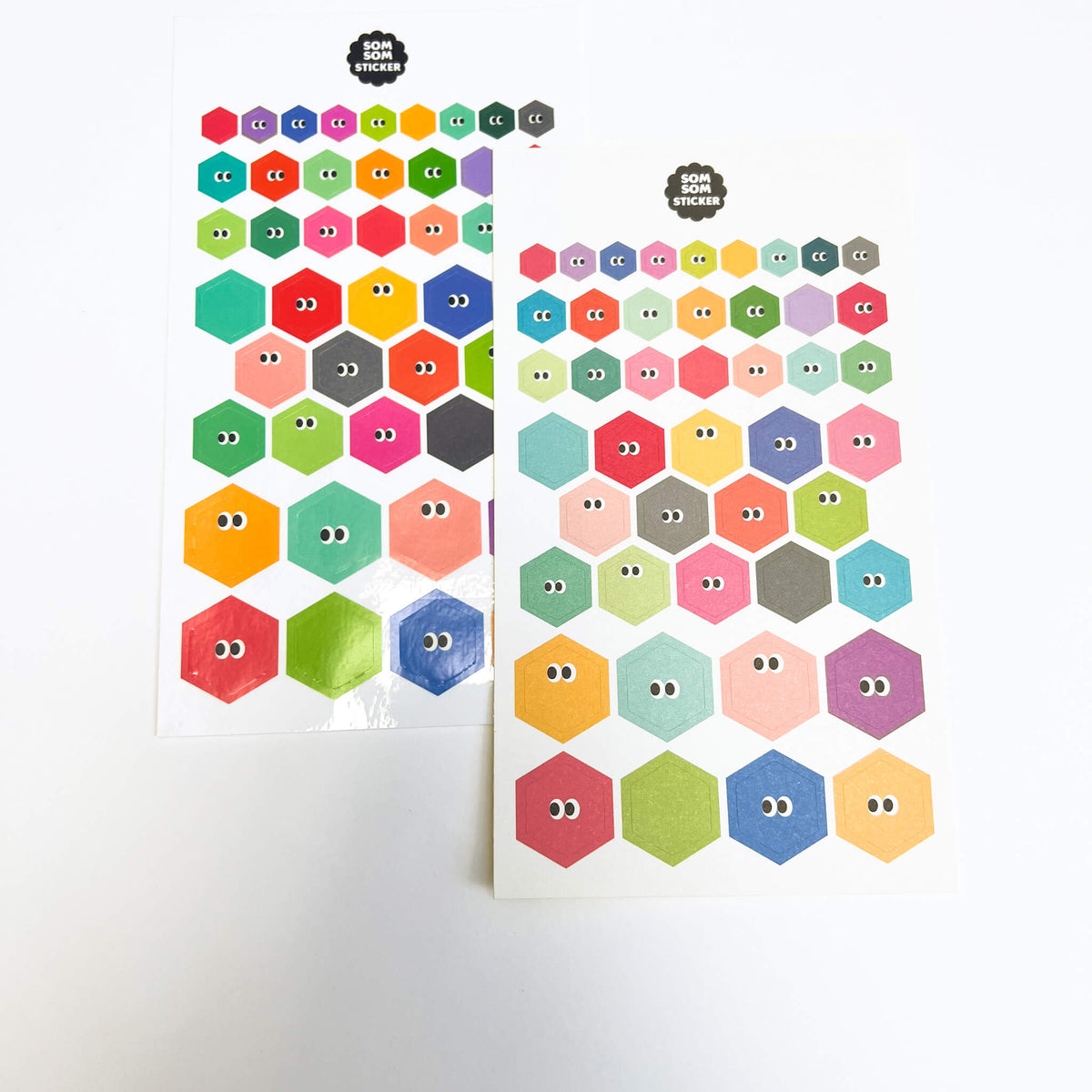 Livework Som Som Stickers - Hexagon