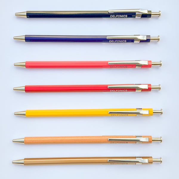 Delfonics Wooden Ballpoint Pen - 0.7m Needle Tip