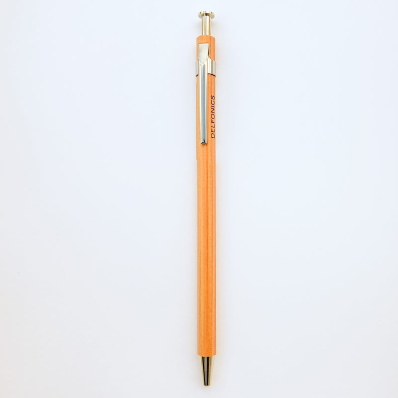 Delfonics Wooden Ballpoint Pen - 0.7m Needle Tip