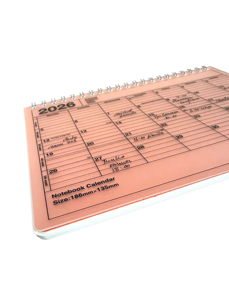 Mark's Tokyo Edge Notebook Calendar - Small
