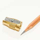 M+R Brass Pollux Brass Long Point Sharpener