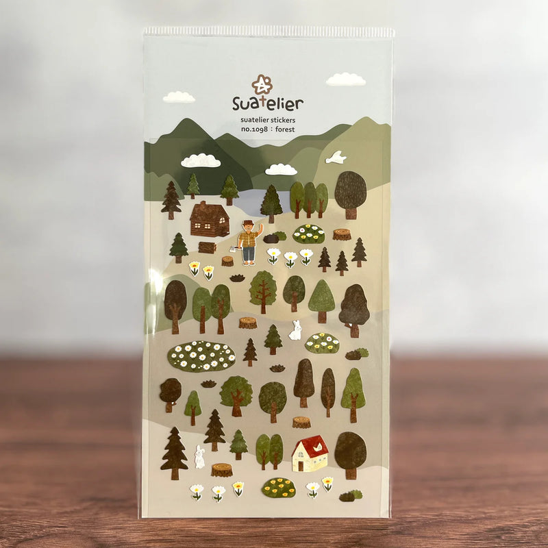 Suatelier Forest Stickers no.1098