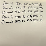 Twsbi Diamond 580 Al R Fountain Pen - Prussian Blue