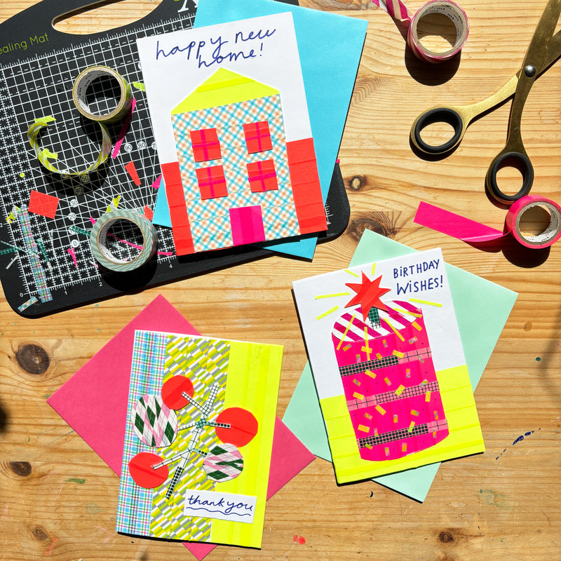 Greeting Card Collage Making Workshop with mt Masking Tape & Artist Kerrie McNeill  - 15th September