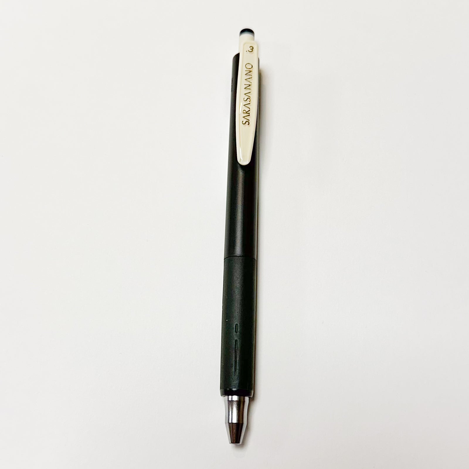Zebra Sarasa Nano Gel-Kugelschreiber – 0,3 Mm, Schwarz, 3er Set