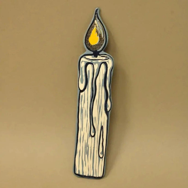 Candle Leather Bookmark