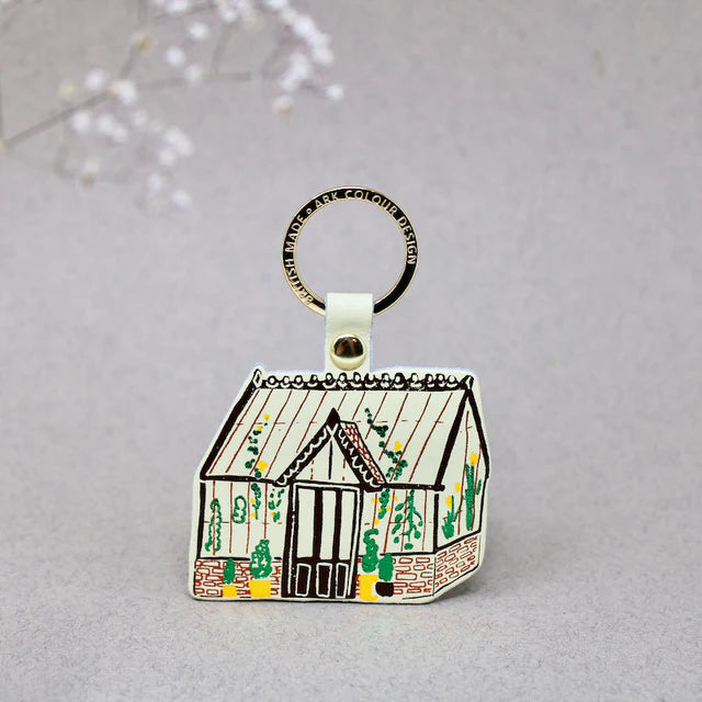 Greenhouse Leather Keyring