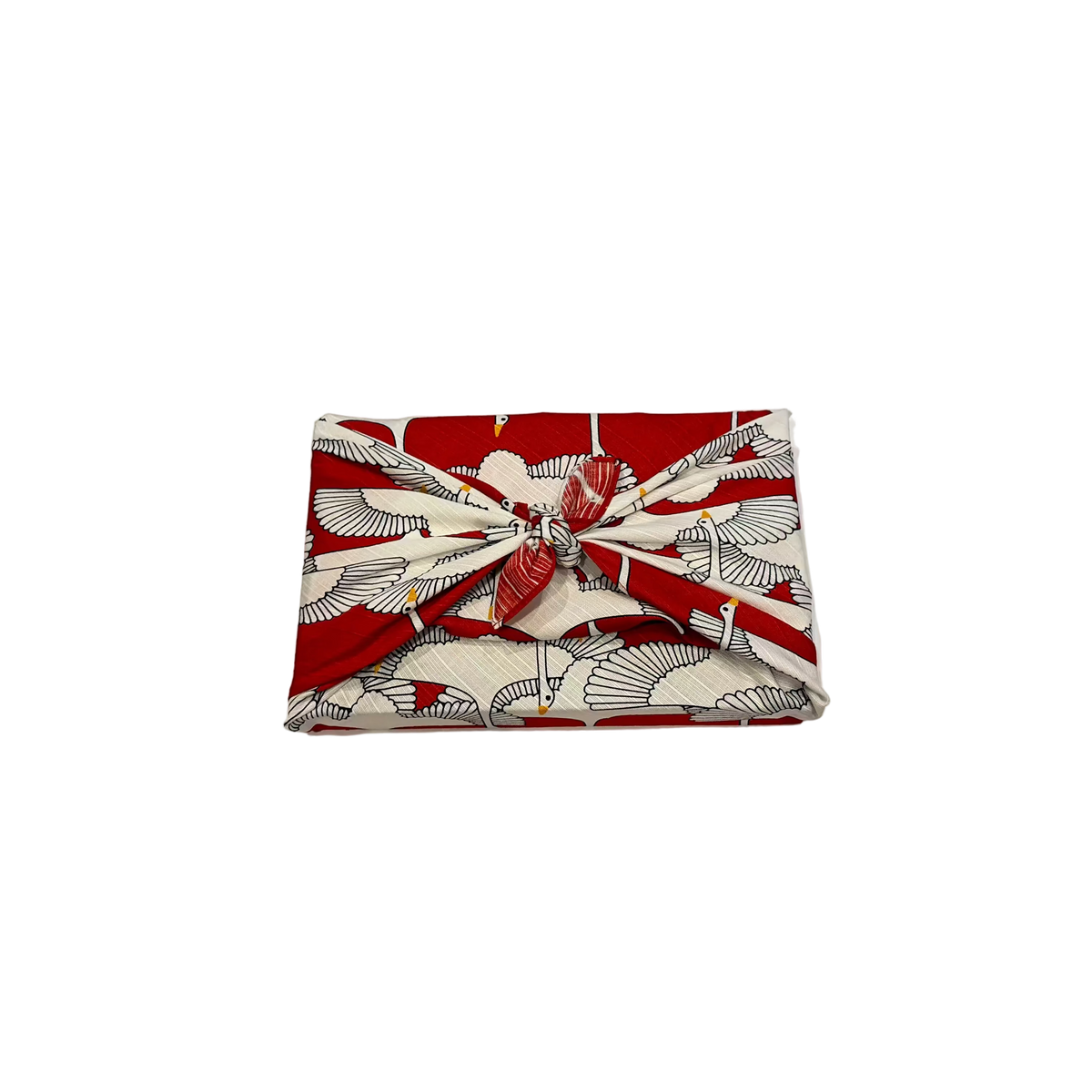 HAMAMONYO Furoshiki Wrapping Cloth - Red Fesitval Crane