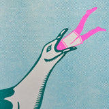 "Some Gulls Are Bigger Than Others" 30x30cm Art Print