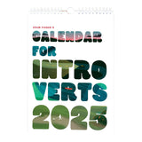 Jade Fisher - Calendar for Introverts - 2025 A3 Wall Calendar