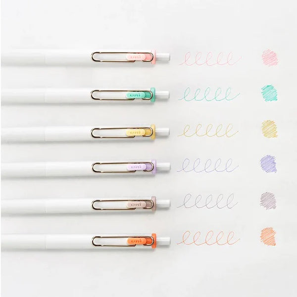 Uniball One Wa "Japanese Taste" Colours LTD Edn Gel Pens - 0.38mm