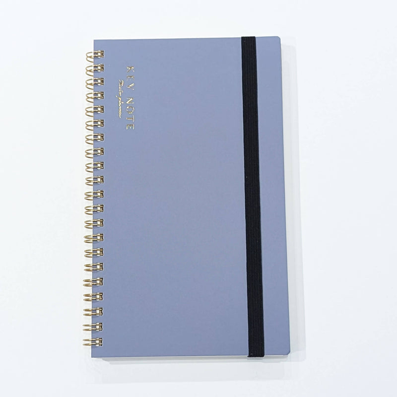 Labclip Keynote Planner Blue Grey 3mm Grid A5 Slim