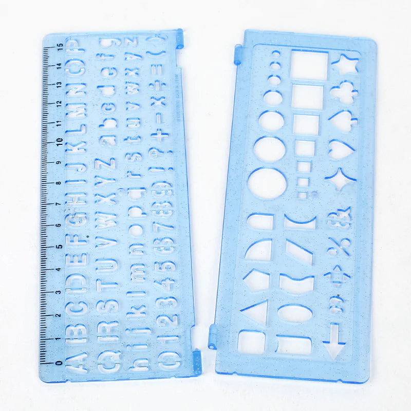 Kutsuwa Double Stencil Ruler, $3.42