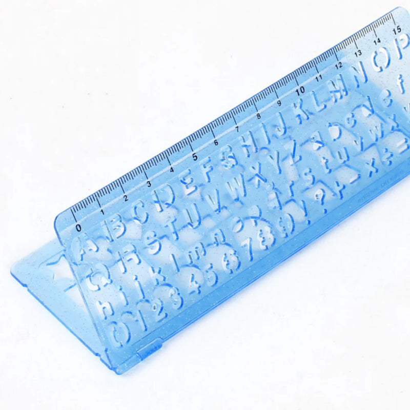 Dobal Ruler Book Kutsuwa Double Stencil Ruler, $3.32